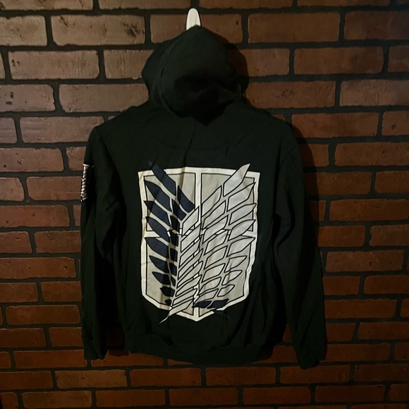 Attack On Titan Small Scouting Legion Jacket Hoodie - Picture 3 of 3